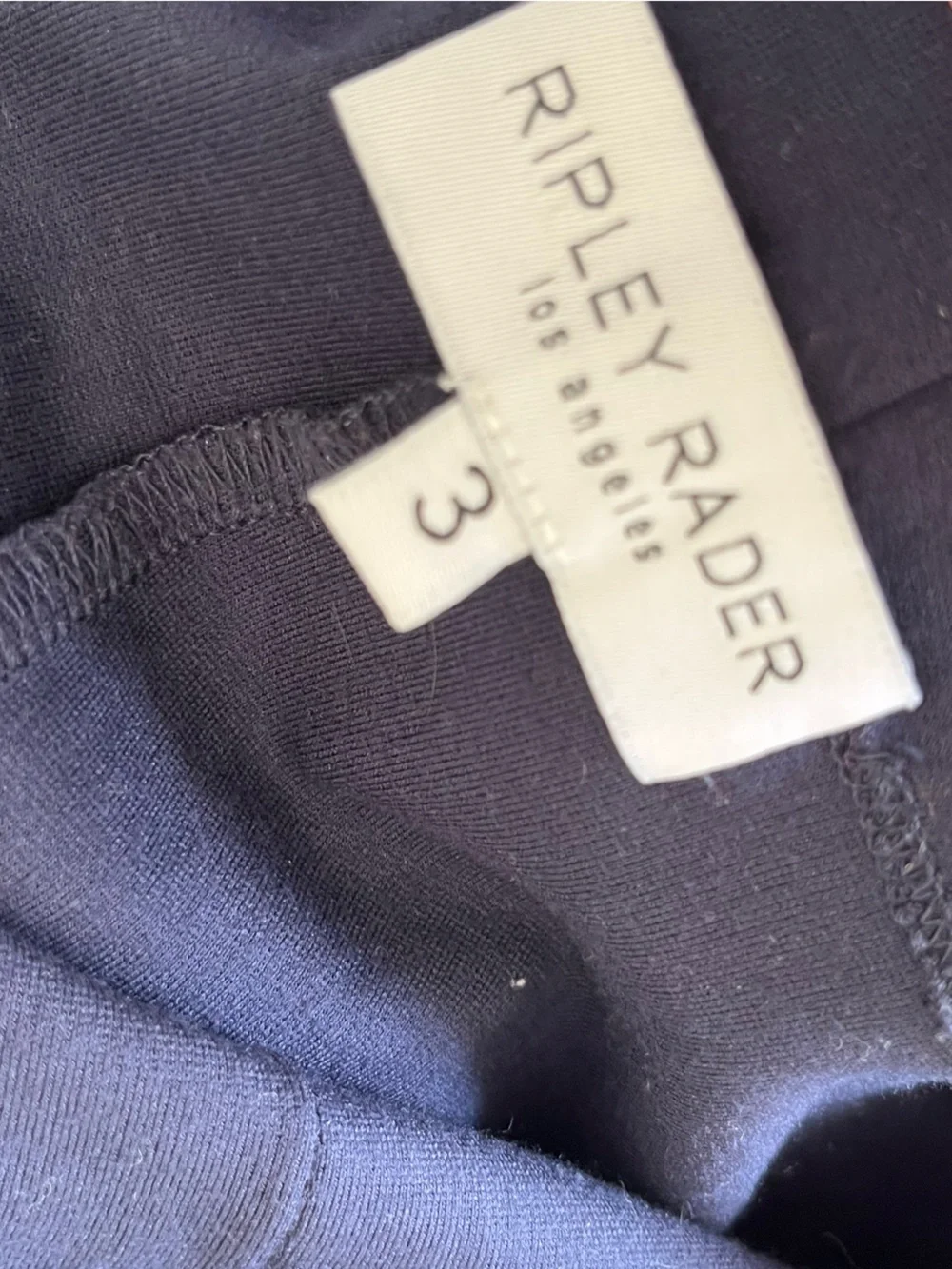 Ripley Radar Wide-Leg High-Waist Pants in NavyWomen's Ponte medium - Picture 4 of 4